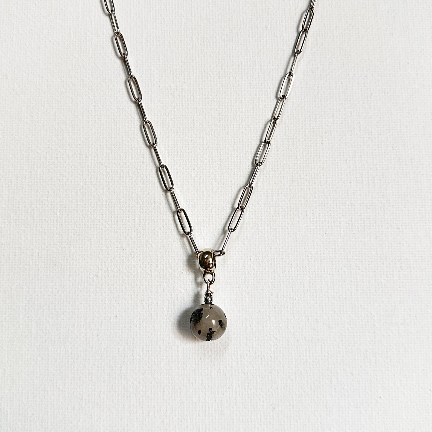 STEEL SPHERE®️ Stone Necklace