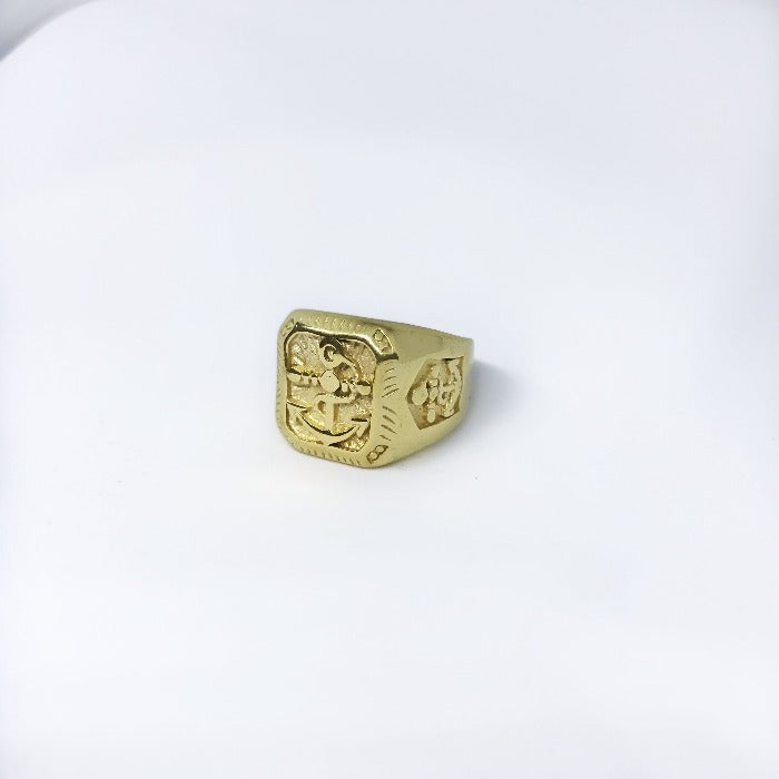 cold gold gold anchor ring