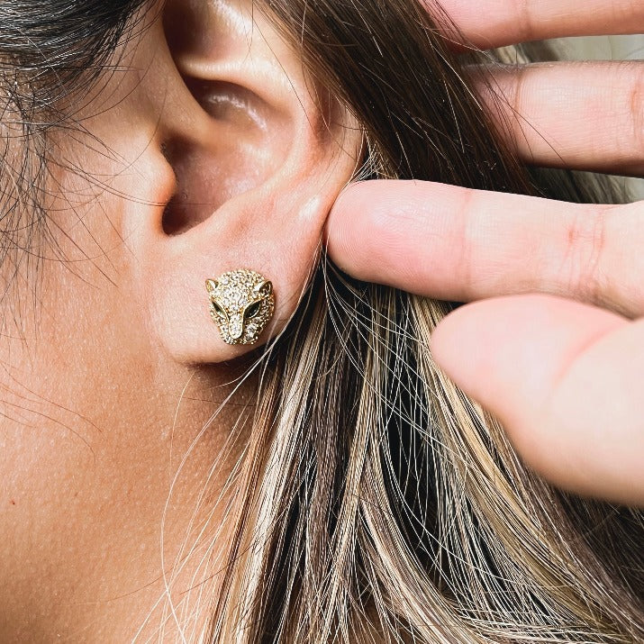 'NALA' Panther Studs
