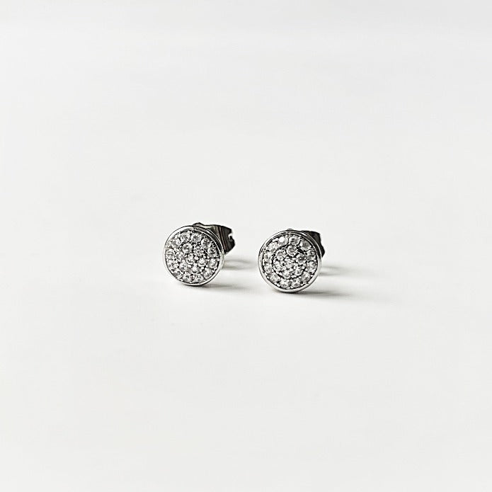 'Full Moon' Iced Out Studs