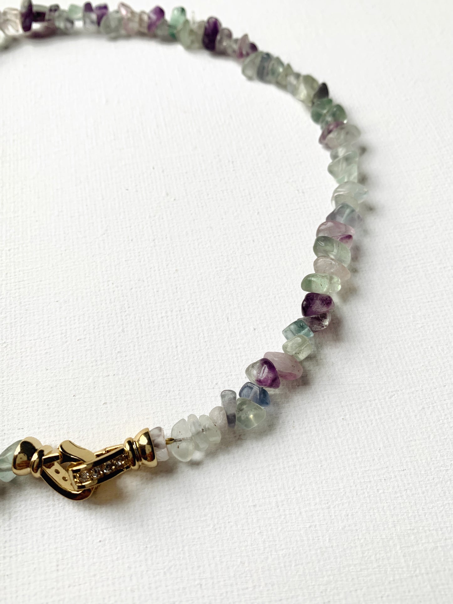 Infinity Choker (Rainbow Fluorite)