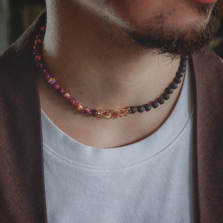 The G.O.A.T.®️ Jasper & Onyx Necklace