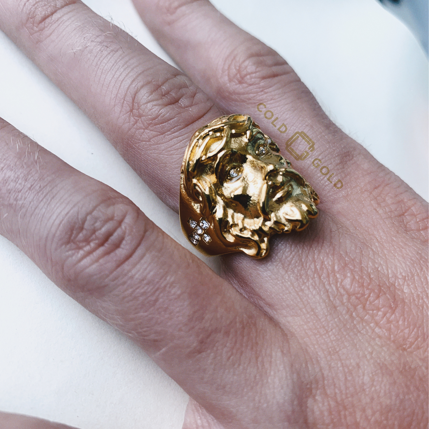 Face of Jesus Ring