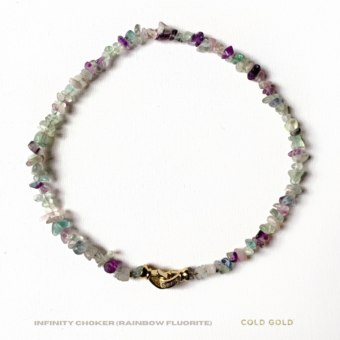 Infinity Choker (Rainbow Fluorite)