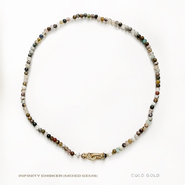Infinity Choker (Mixed Gems)