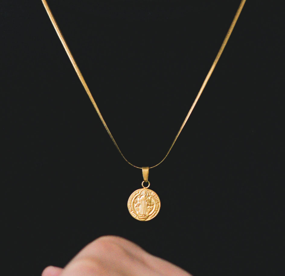 cold gold ph co st benedict micro pax gold plated