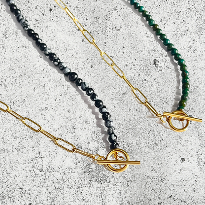 GOLD x STONES (Dragon Bloodstone)