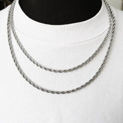 4mm Steel Rope Chain (20" and 24")