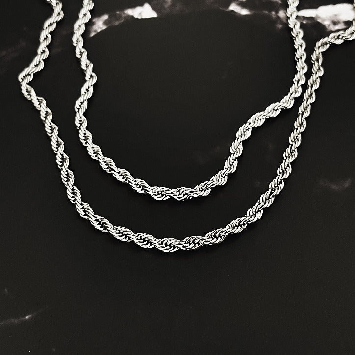 4mm Steel Rope Chain (22" and 24")