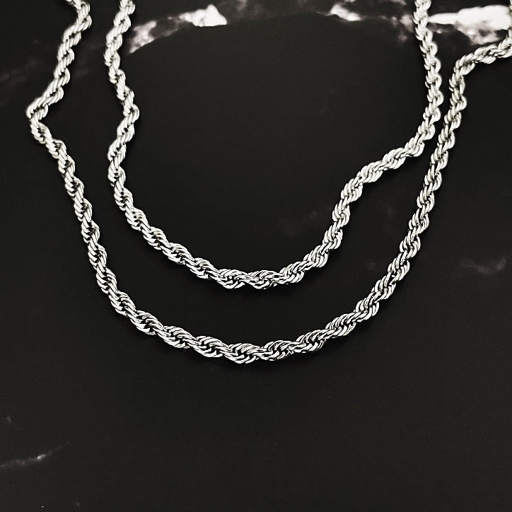 4mm Steel Rope Chain (20" and 24")