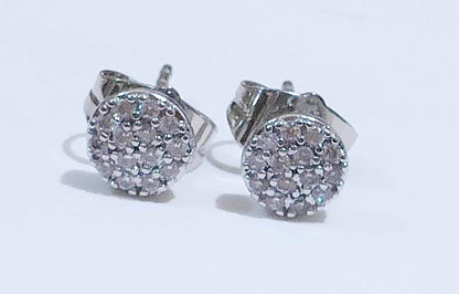 'Full Moon' Iced Out Studs