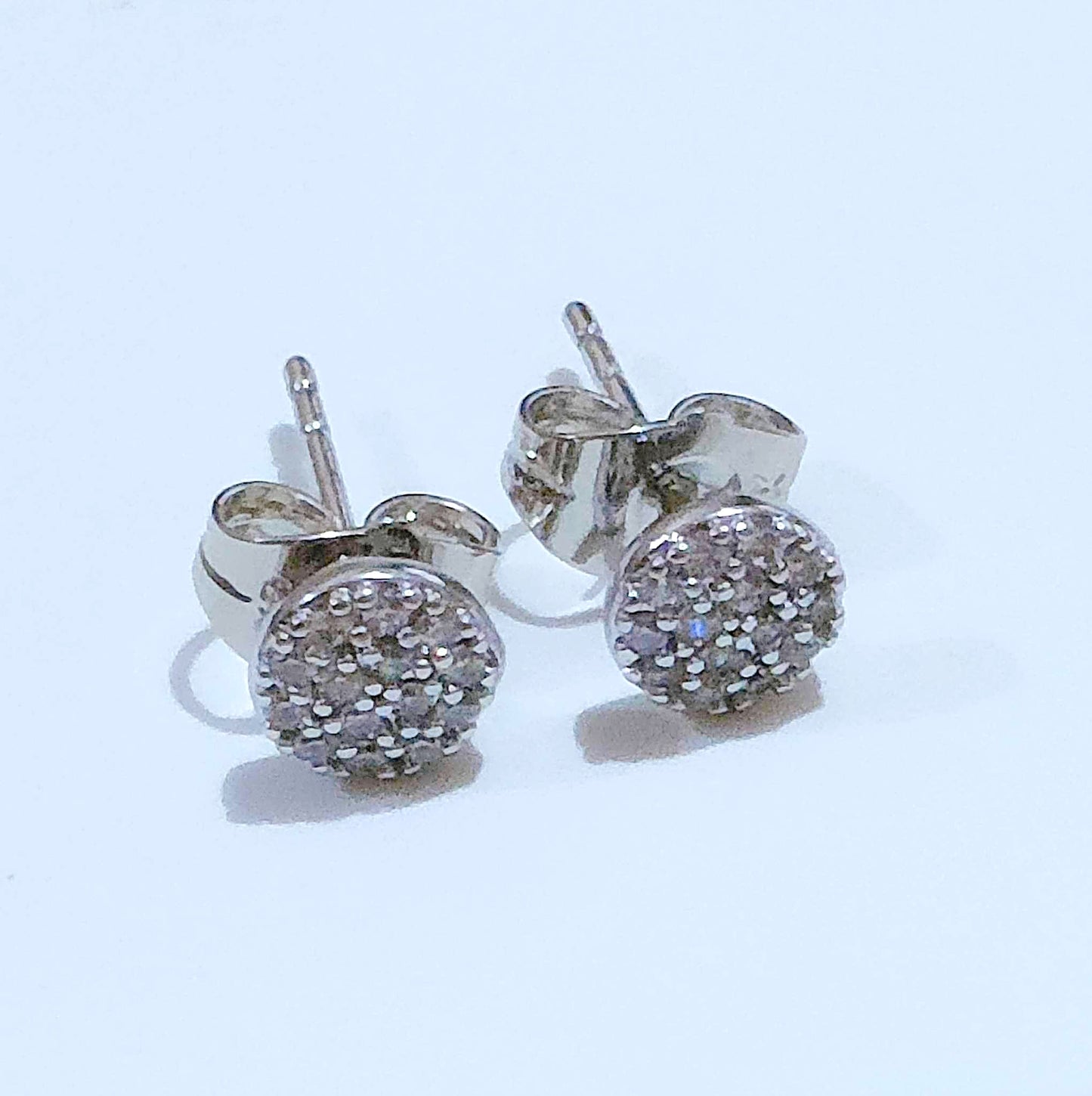 'Full Moon' Iced Out Studs
