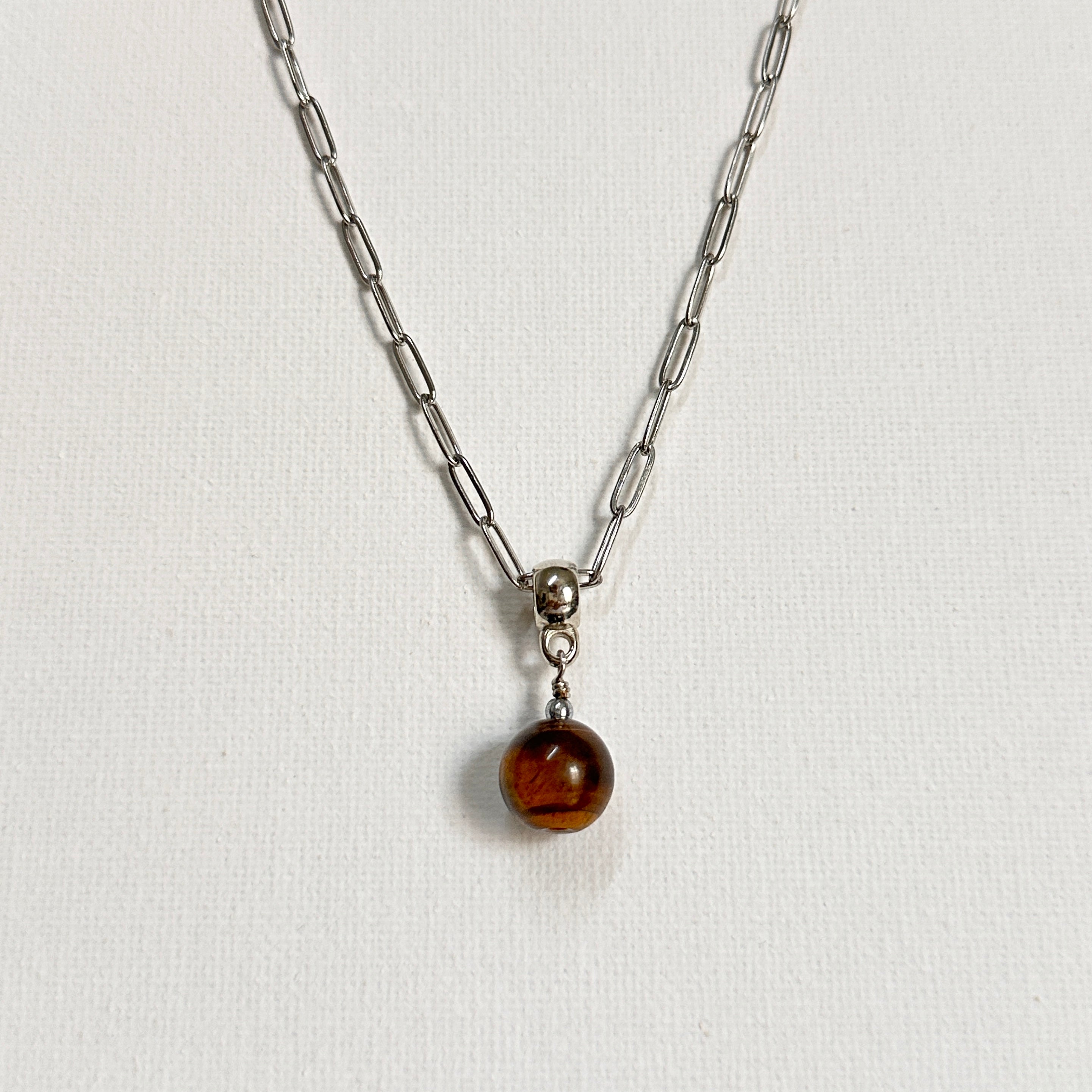 STEEL SPHERE®️ Stone Necklace