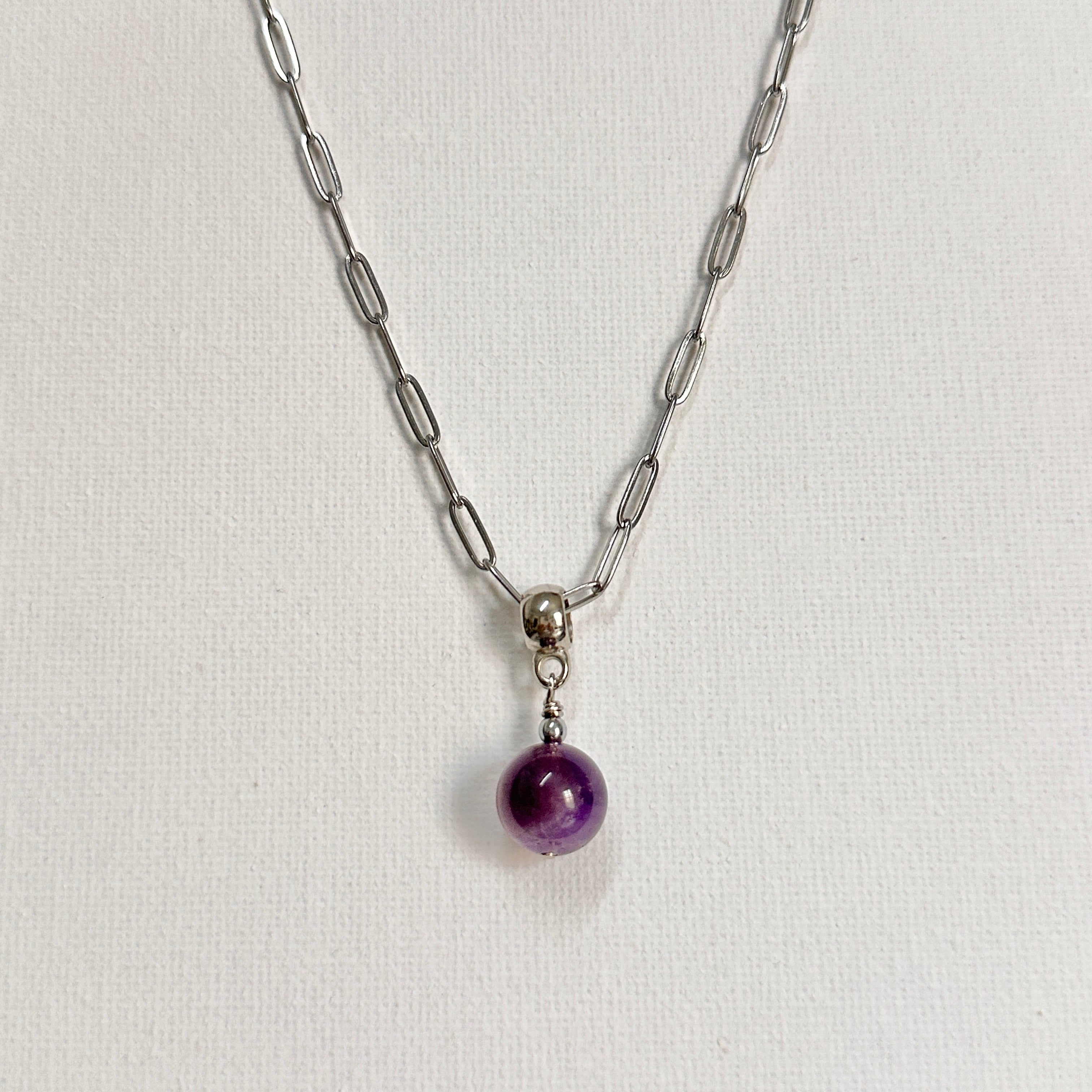 STEEL SPHERE®️ Stone Necklace