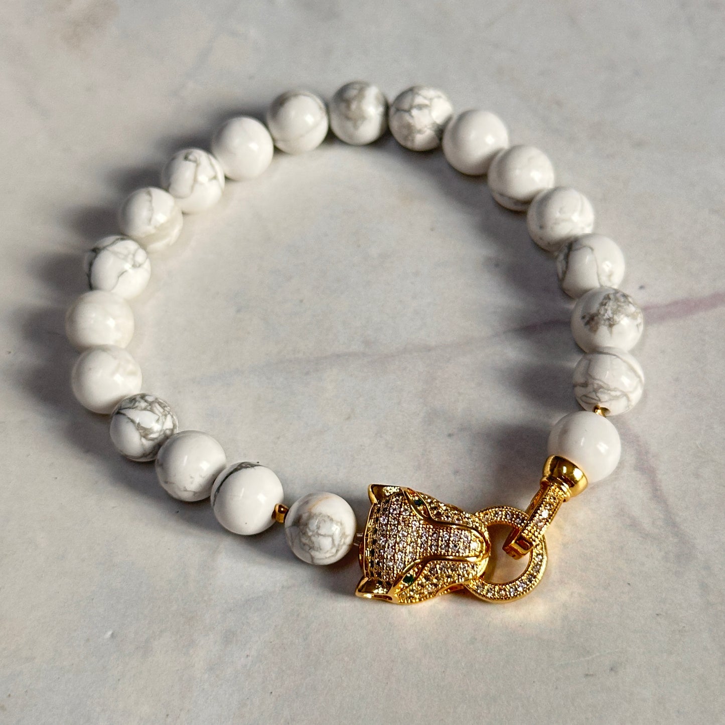 ZIRCON®️ Howlite Bracelet