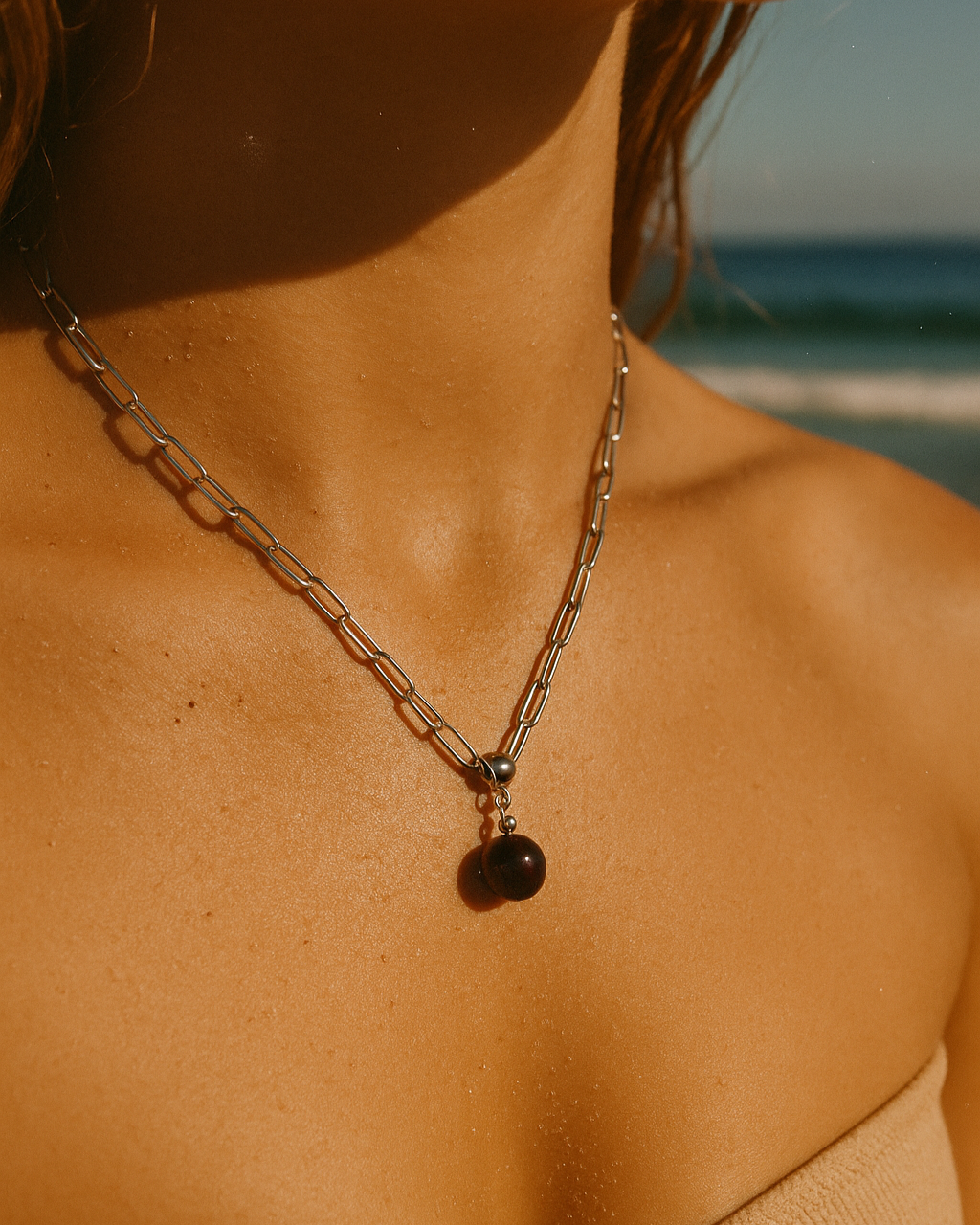 STEEL SPHERE®️ Stone Necklace