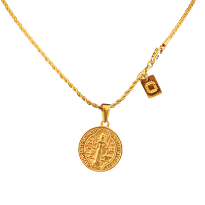 Mini Pax St Benedict Medallion Gold Plated by Cold Gold Philippines
