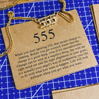 '555' Angel Number Necklace