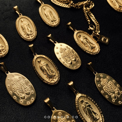 Oval Guadalupe Pendant