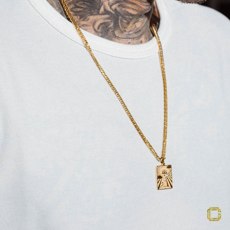 “The Tower” Tarot Medallion