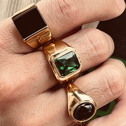 Emerald Signet Ring