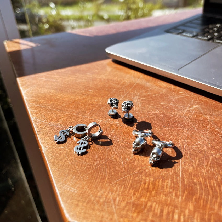 Dollar Hoop Earrings