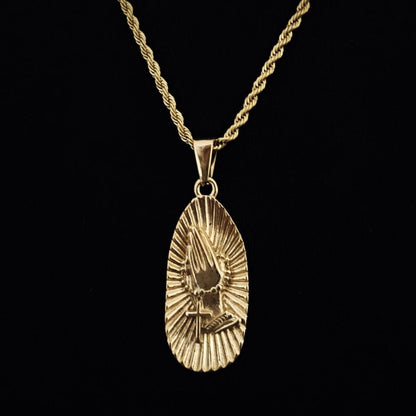 coldgold.co new prayer medallion