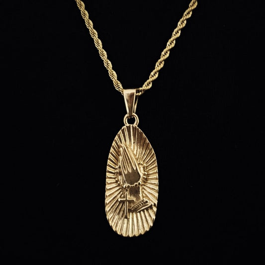 coldgold.co new prayer medallion