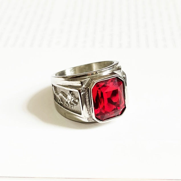 Magenta Dragon Ring