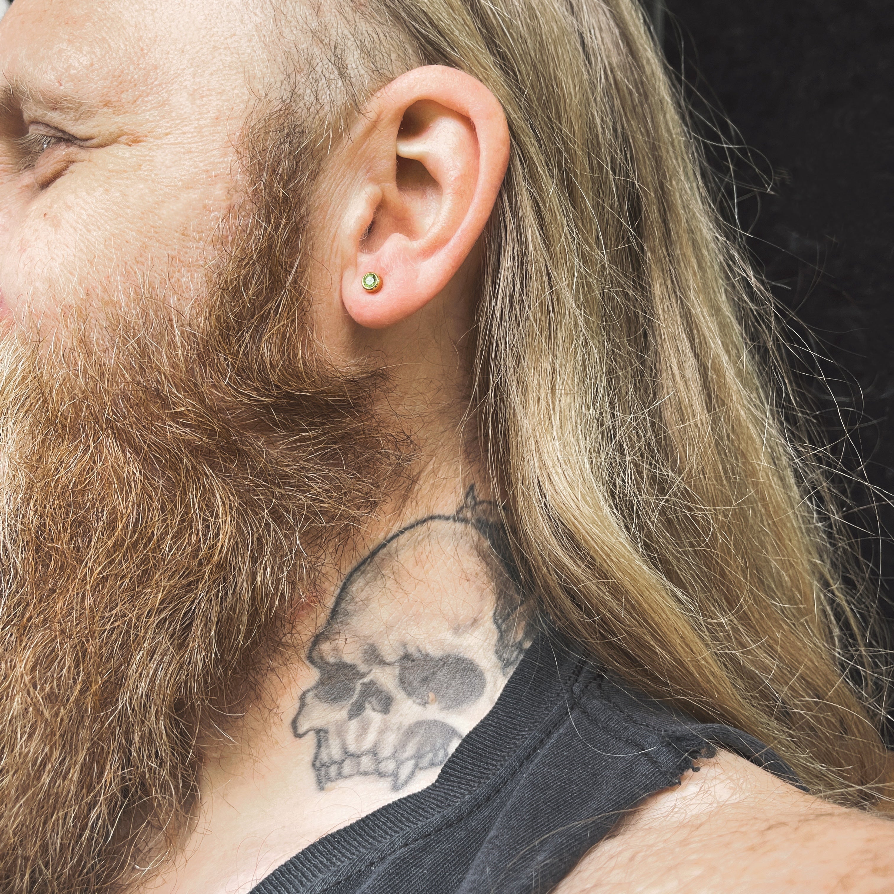 Micro Circle Peridot 2mm