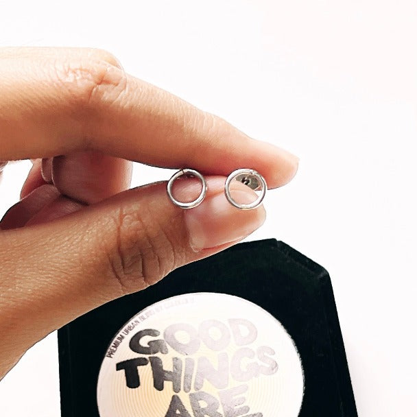 Minimalist Circle Stud