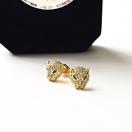 'NALA' Panther Studs