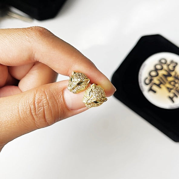 'NALA' Panther Studs