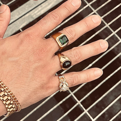 Emerald Signet Ring