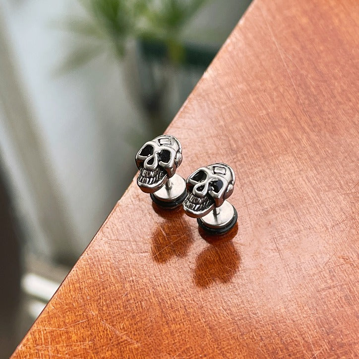 Steel Micro Skull Studs