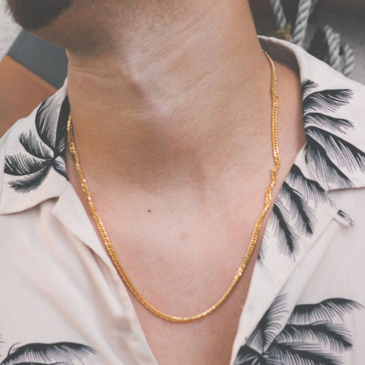cold gold ph co urban jewelry 24 inch mens cuban chain 18 karat solid gold and gold pvd plated