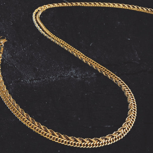 drake chains set cuban chain and rope chain