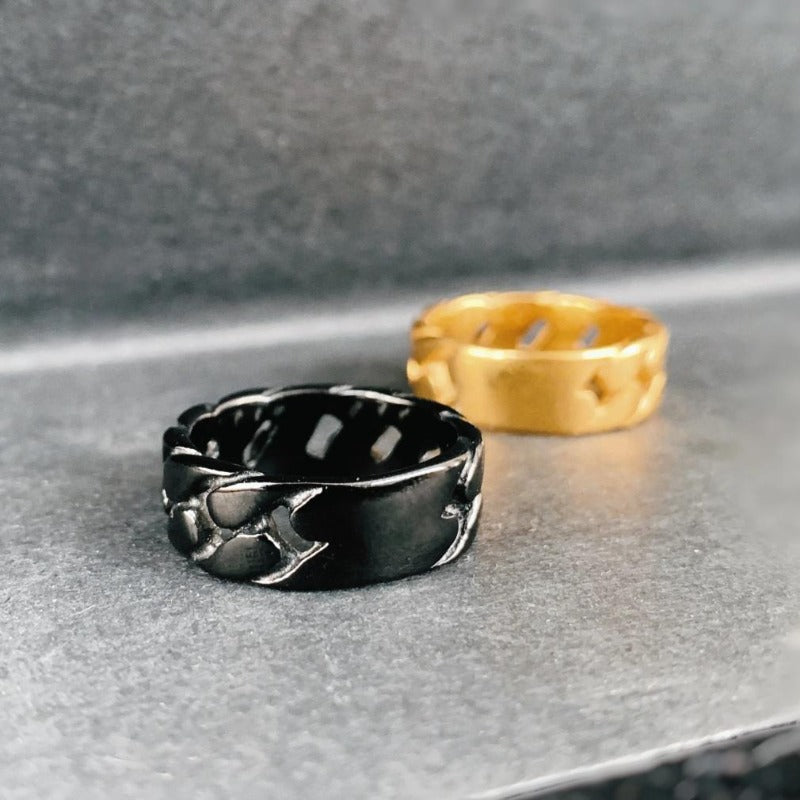 Miami Cuban Ring (Black)