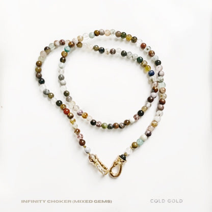 Infinity Choker (Mixed Gems)
