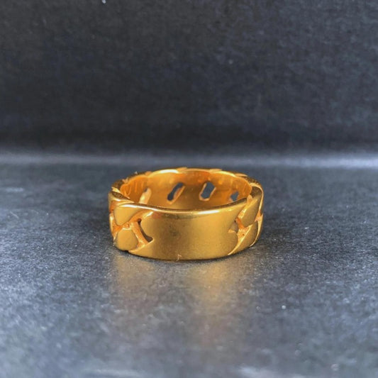 Miami Cuban Ring (Gold)