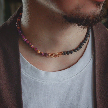 The G.O.A.T.®️ Jasper & Onyx Necklace