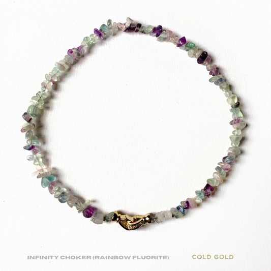 Infinity Choker (Rainbow Fluorite)