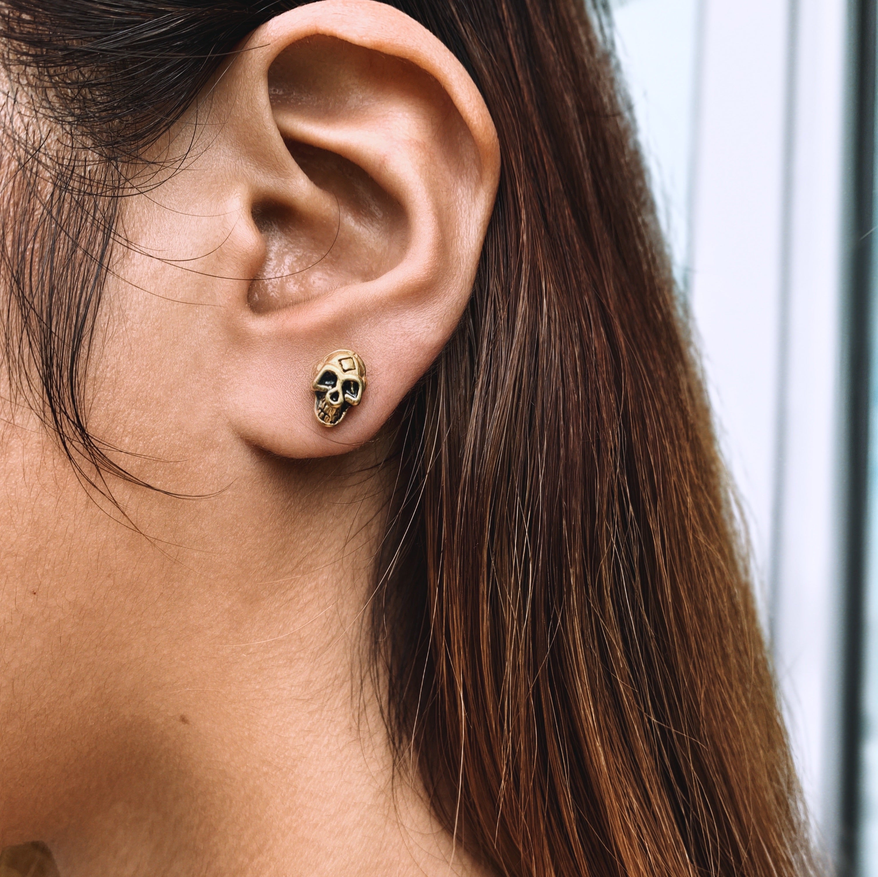 Micro Skull Studs