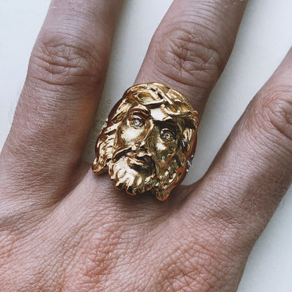 Face of Jesus Ring
