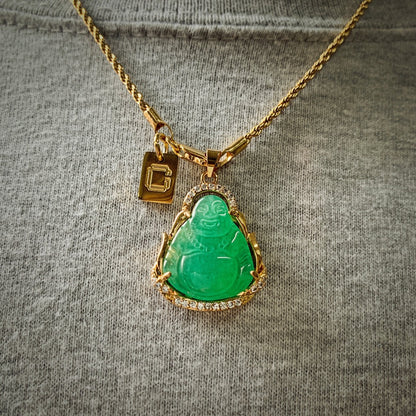 Mini Iced Jade Buddha