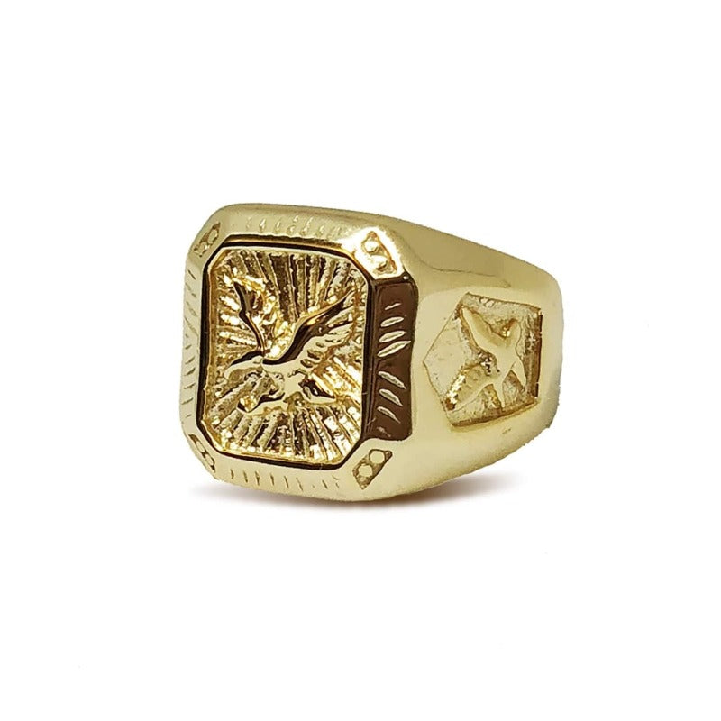 Gold Standard Jewelry Company Men's 14K Gold Onyx Eagle Ring - Size 10 -  ShopHQ.com