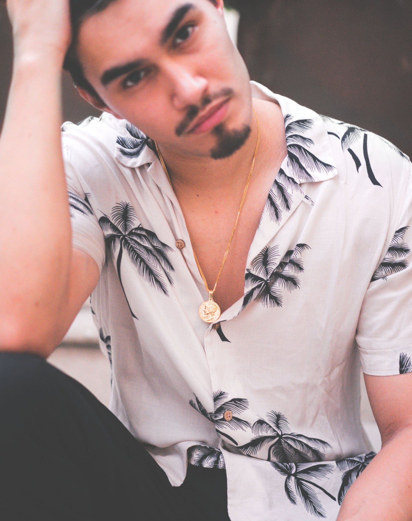 cold gold urban jewelry mega liberty piece with gold plated dan bradbury chain