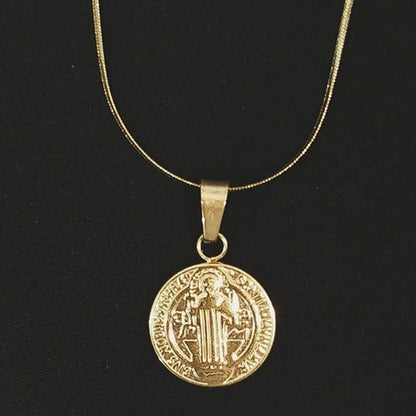 Micro Pax - Necklace - Cold Gold Mens Gold Urban Contemporary Hiphop Jewelry